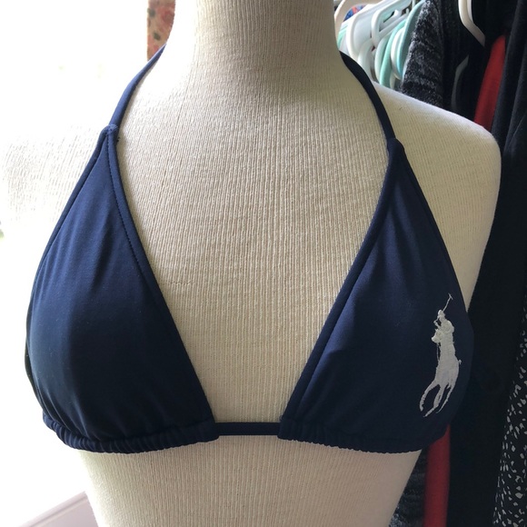 Ralph Lauren Blue Label Other - RARE Ralph Lauren giant polo horse bikini top